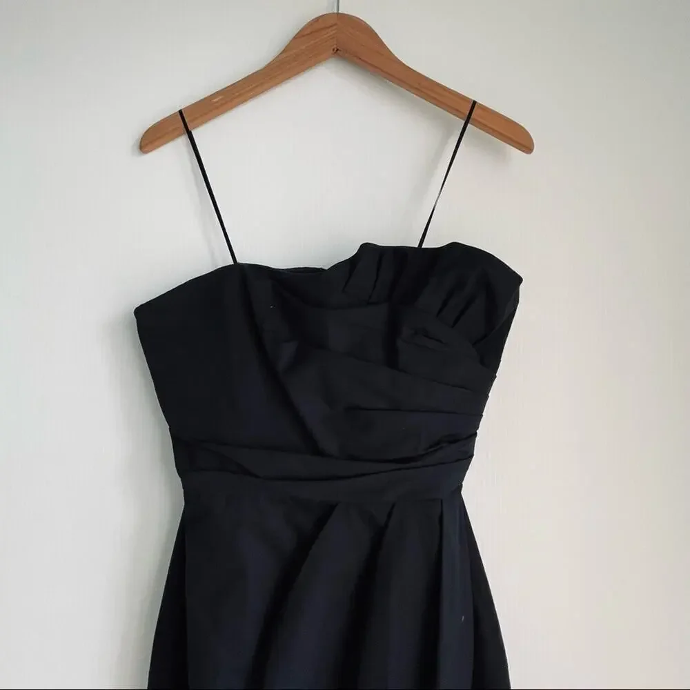 J. Crew black strapless dress mini dress size 10